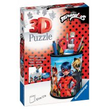 Puzzle 3d Pot À Crayons - Miraculous - Ravensburger