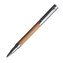 Stylo Roller - Noir - Dynastie - Pointe Moyenne - Oberthur - Bois D'Érable