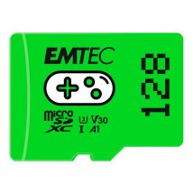Emtec Gaming - Carte Mémoire Flash - 128 Go - Microsdxc - Vert - Emtec