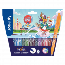Lot De 15 Stylos Roller Effaçables Pilot - Frixion Ball - Couleurs Assorties - Pointe Moyenne