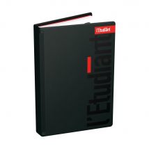 Agenda Scolaire Journalier 2025/2026 L'Etudiant - Noir - 12 X 18 Cm - Bac Première