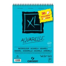 Album À Spirales Aquarelle A4 - 30 Feuilles + 5 - 300g - Canson