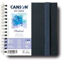 Carnet Aquarelle - 20 X 20 Cm - 48 Pages - Montval - 300g - Canson