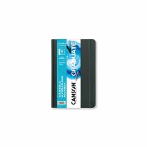 Carnet Aquarelle Graduate Book Canson - 28 Feuilles - 14 X 21,6 Cm - 250 G/m²