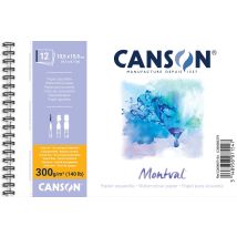 Canson Montval - Bloc-notes À Spirale - Reliure À Spirale - 155 X 105 Mm - 12 Feuilles - Canson