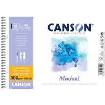 Canson Montval - Bloc-notes À Spirale - Reliure À Spirale - A4 - 12 Feuilles - Canson