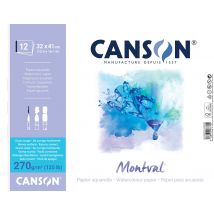 Album Montval 32 X 41 Cm 270g 12 Feuilles - Canson