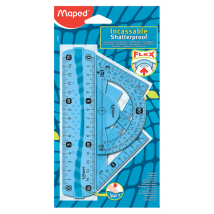 Mini-set De Traçage En Plastique Incassable - 4 Pièces - Flex - Maped
