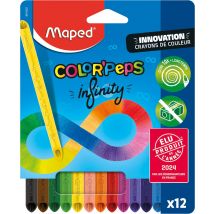 Pochette De 24 Crayons De Couleur Maped - Color'peps Infinity