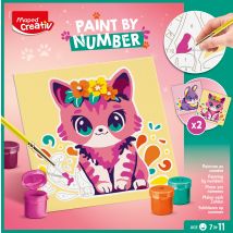 Peinture Au Numéro Maped Creativ - Chat Lapin