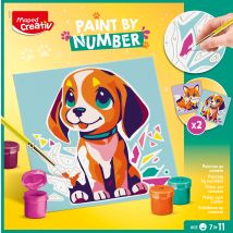 Peinture Au Numéro Maped Creativ - Perroquet Papillon