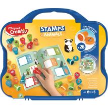 Mallette De 26 Tampons Maped Creativ - Animaux