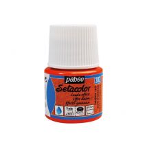 Pot 45 Ml Peinture Tissu Pébéo Setacolor Daim - Blanc