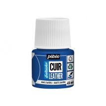Pot 45 Ml Peinture Acrylique Pour Cuir Pébéo Setacolor Cuir - Bleu Ultramarin