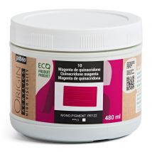 Pot 480 Ml Peinture Acrylique Pébéo Origin Acrylics - Magenta De Quinacridone
