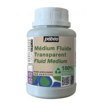 Pot 225 Ml De Médium Fluide Pébéo - Studio Green - Transparent