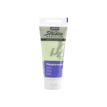 Pebeo Studio Acrylics Auxiliaries - Gel Phosphorescent - Peinture Acrylique - Jaune - Transparent - 100 Ml - Pébéo