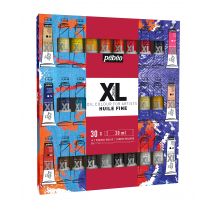 Coffret De 30 Tubes 20 Ml De Peinture À L'Huile Xl Pébéo + 1 Pinceau - Fine