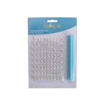 Tampons De Modelage Créalia - 72 Caractères Et 1 Support