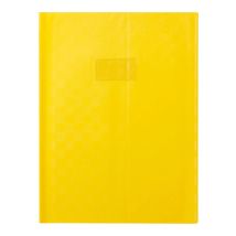 Protège-cahier Clairefontaine - Jaune - 24 X 32 Cm - Calligraphe - Grain Madras