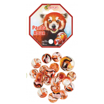 Filet De Billes Kim'play - Panda Roux - 20 Billes + 1 Calot