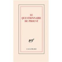 Carnet le Questionnaire De Proust (papeterie)
