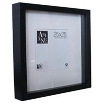 Vitrine Avec Passe-partout - 25x25 Cm - Noir - Ariane