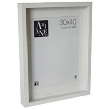 Vitrine Avec Passe-partout - 30x40 Cm - Blanc - Ariane