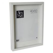 Vitrine Avec Passe-partout - 40x50 Cm - Blanc - Ariane