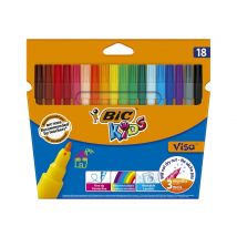 Lot De 18 Feutres De Coloriage Pointe Fine - Bic Kids - Visa