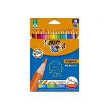 Pochette De 18 Crayons De Couleur - Evolution Ecolution - Bic Kids - BIC