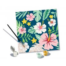 Creart - 20x20cm - Exotic Flowers - Ravensburger