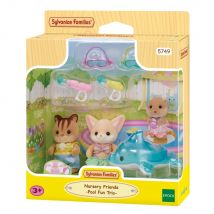 Le Trio Des Bébés À La Piscine - Sylvanian Families