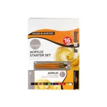 Set Acrylique Avec Châssis Et Pinceaux - Simply