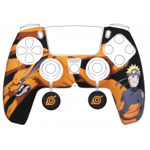Kit De Protection Konix Pour Manette Dualsense Ps5 - Naruto - Silicone - Noir
