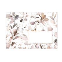 Lot De 20 Enveloppes Imprimées Pollen - C6 (114x162mm) - Collection Eucalyptus - Rose 3 - 120g/m² Scrapbooking