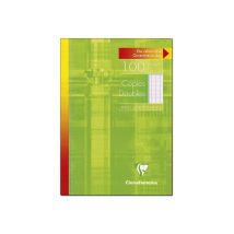 Copies Doubles A4 21 X 29.7 Cm - 100 Pages Grands Carreaux Non Perforées - Clairefontaine - 90 G/m² - Blanc