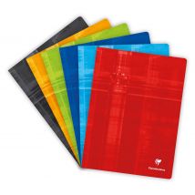 Cahier Piqué Clairefontaine - Modèles Aléatoires - 24x32 Cm - 96 Pages Grands Carreaux - Vendu À L'Unité