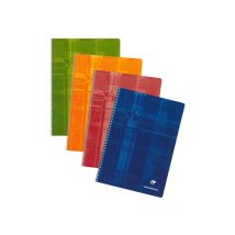 1 Cahier À Spirales - Format A4 21 X 29.7 Cm - Metric - Clairefontaine - 100 Pages Grands Carreaux - Coloris Assortis