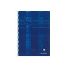 1 Cahier À Spirales - Format A4 21 X 29.7 Cm - Clairefontaine - 100 Pages Petits Carreaux - Coloris Assortis