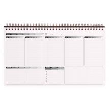 Cahier Clairefontaine - Tabac - A4 29,7 X 17 Cm - My Weekly Planner Age Bag - 120 Pages Dot Détachables