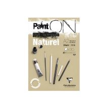 Bloc Multi-technique Paint'on - Format A2 30 Feuilles - Papier 250g Naturel - Clairefontaine
