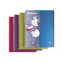 Cahier Polypro À Spirales - Format A4 21 X 29.7 Cm - Evolutive Book Linicolor - Clairefontaine - 240 Pages Petits Carreaux