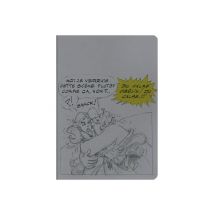 1 Cahier De Notes - A5 - Astérix Ast3 Crayonnés - Clairefontaine - 64 Pages - Ligné - Motifs Assortis