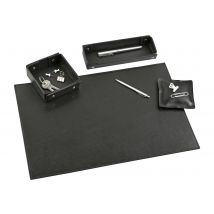 Kit Bureau Cuir - Satiny Noir - Quo Vadis - Quo Vadis