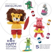 Livret De Crochet - Happy Cotton - Book N°10 - Amigurumi Plage - Dmc - Dmc