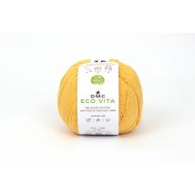 Fil À Tricoter Dmc - Eco Vita - Jaune 009 - Dmc