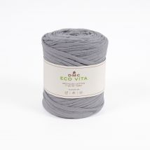 Fil À Tricoter/cocheter Dmc - Eco Vita T-shirt Yarn - Gris - Dmc