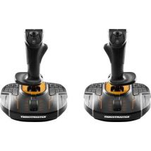 Thrustmaster T.16000m Space Sim Duo Stick Joystick - Simulateur Vol Pc - Noir/orange