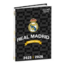 Agenda Scolaire Journalier 2025/2026 Quo Vadis - Real Madrid - 12 X 17 Cm